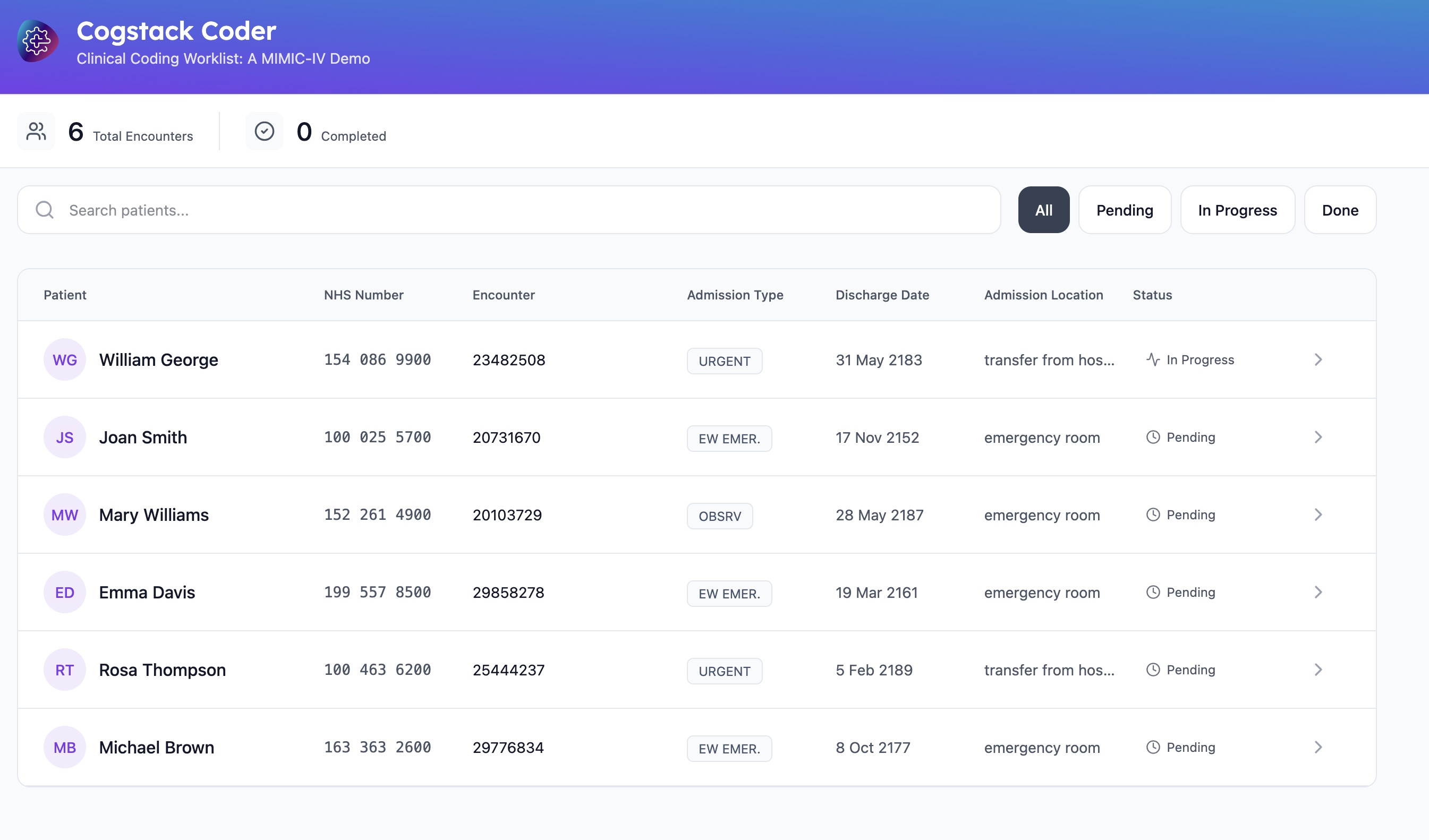 CogStack Coder Image 1